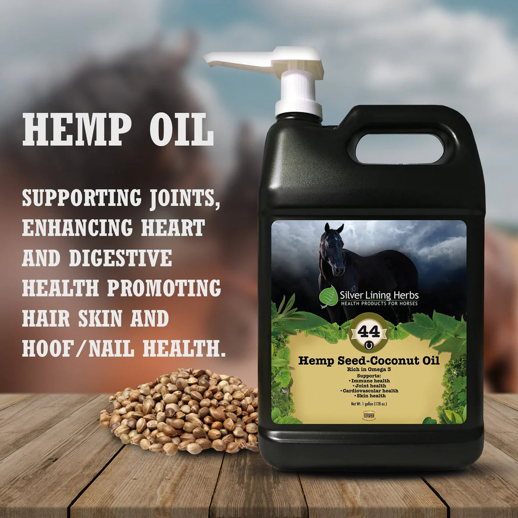 SIlver Lining Herbs - Hemp Seed-Coconut Oil for Horses