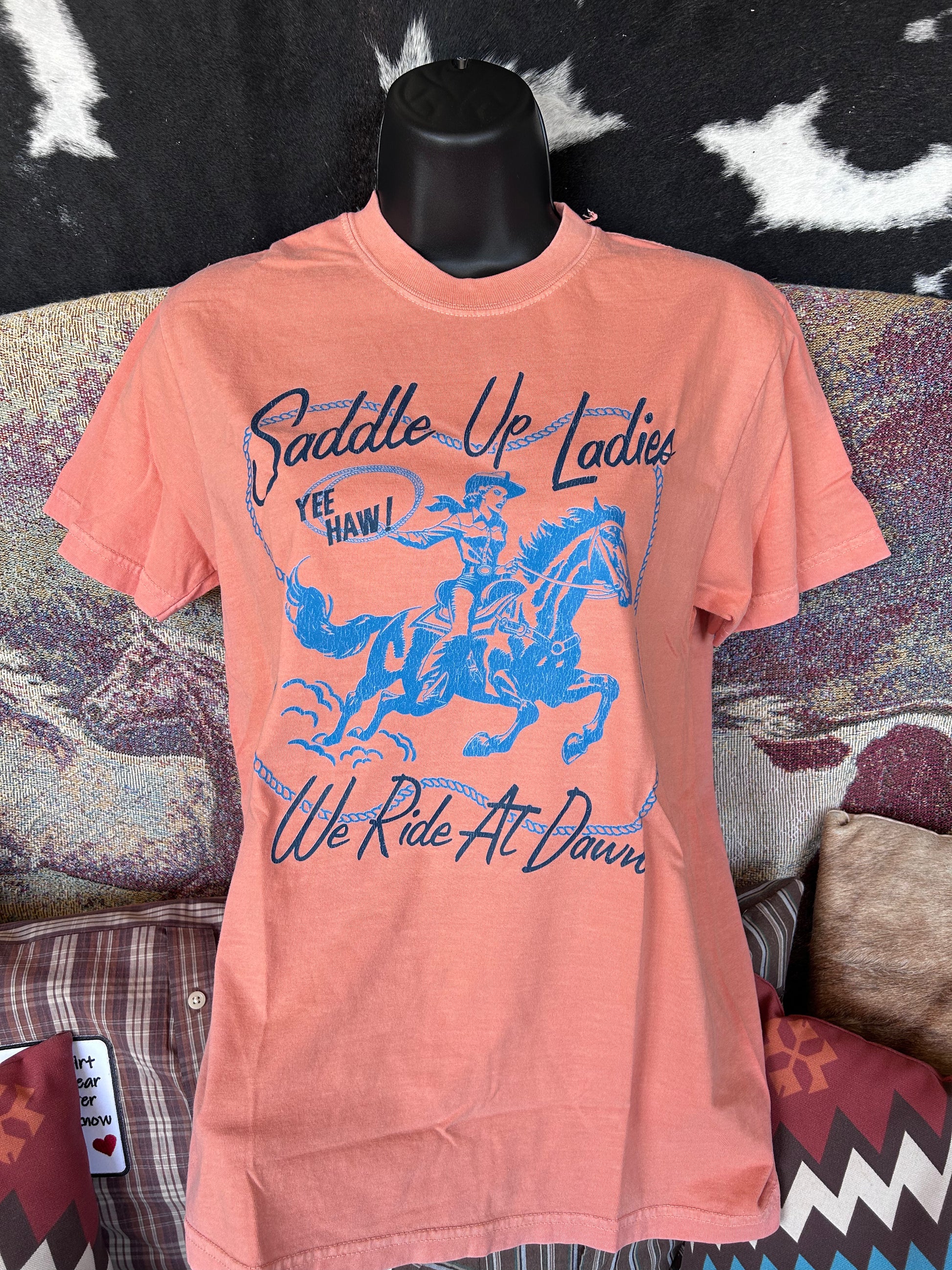 WA Saddle Up Ladies Soft T-Shirt