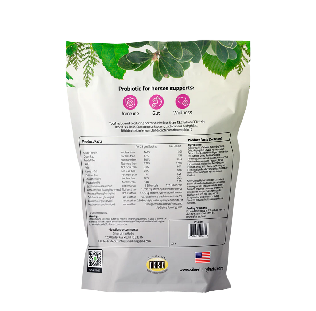 Silver Lining Herbs - Probiotic for Horses