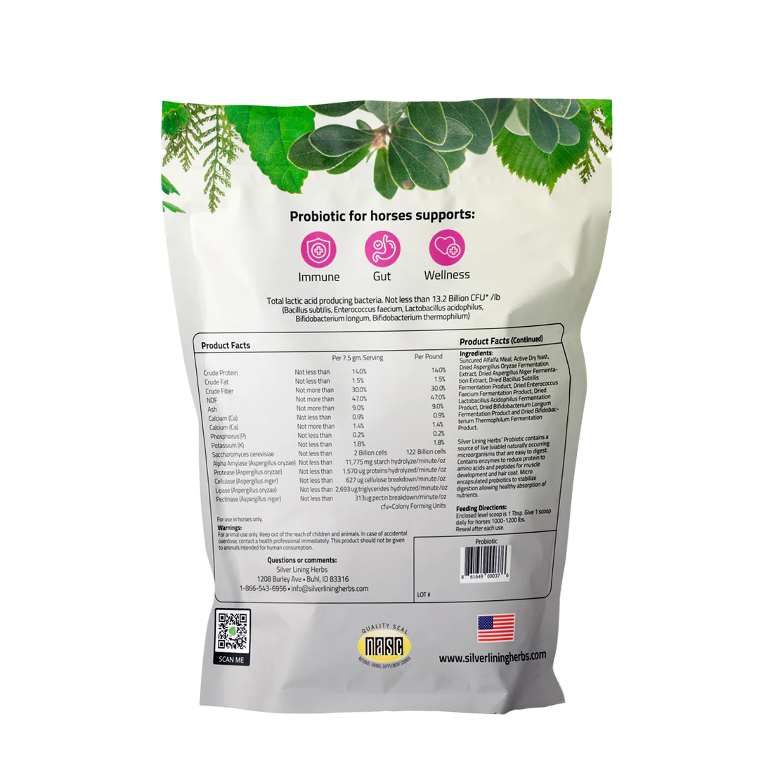 Silver Lining Herbs - Probiotic for Horses