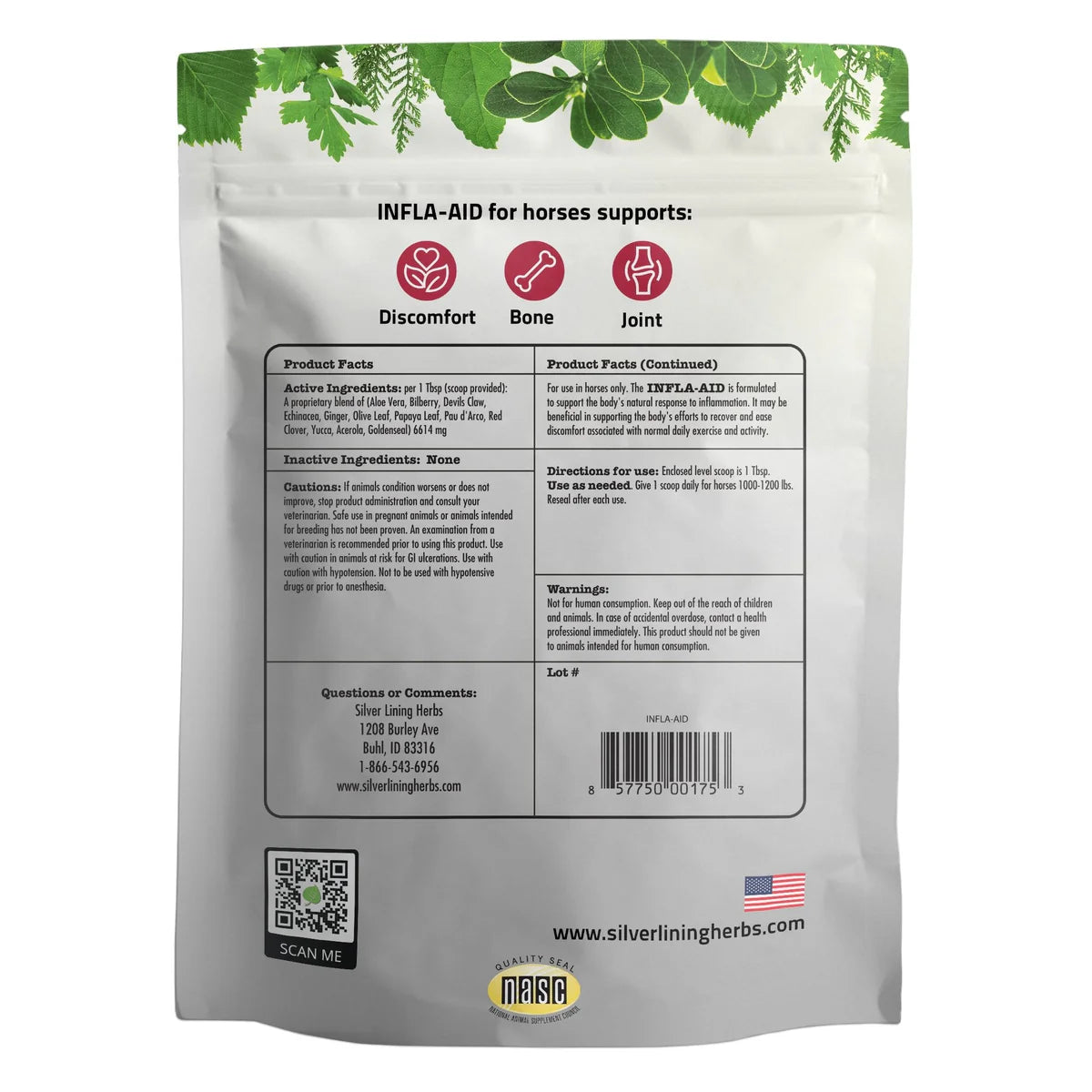 Silver Lining Herbs - Horse Infla-Aid