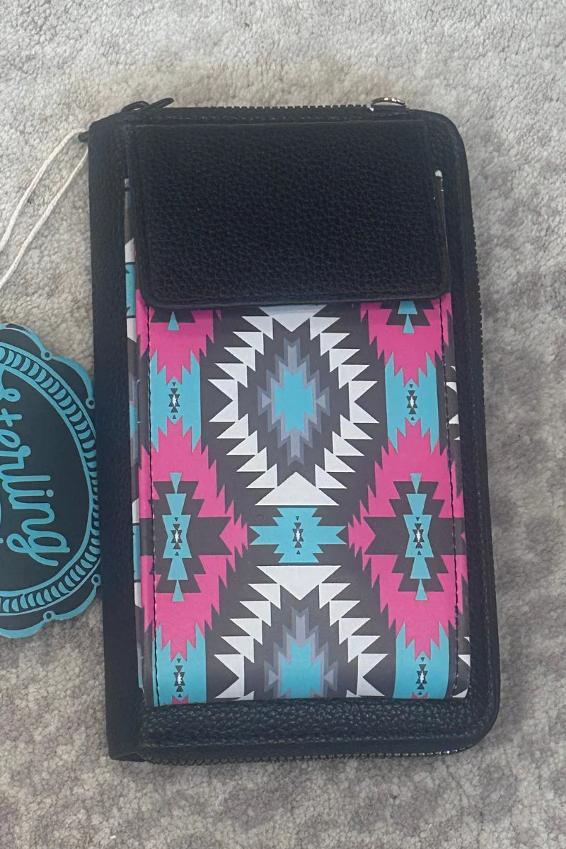 Sterling Kreek Make The Call Phone Wallet Crossbody Bag