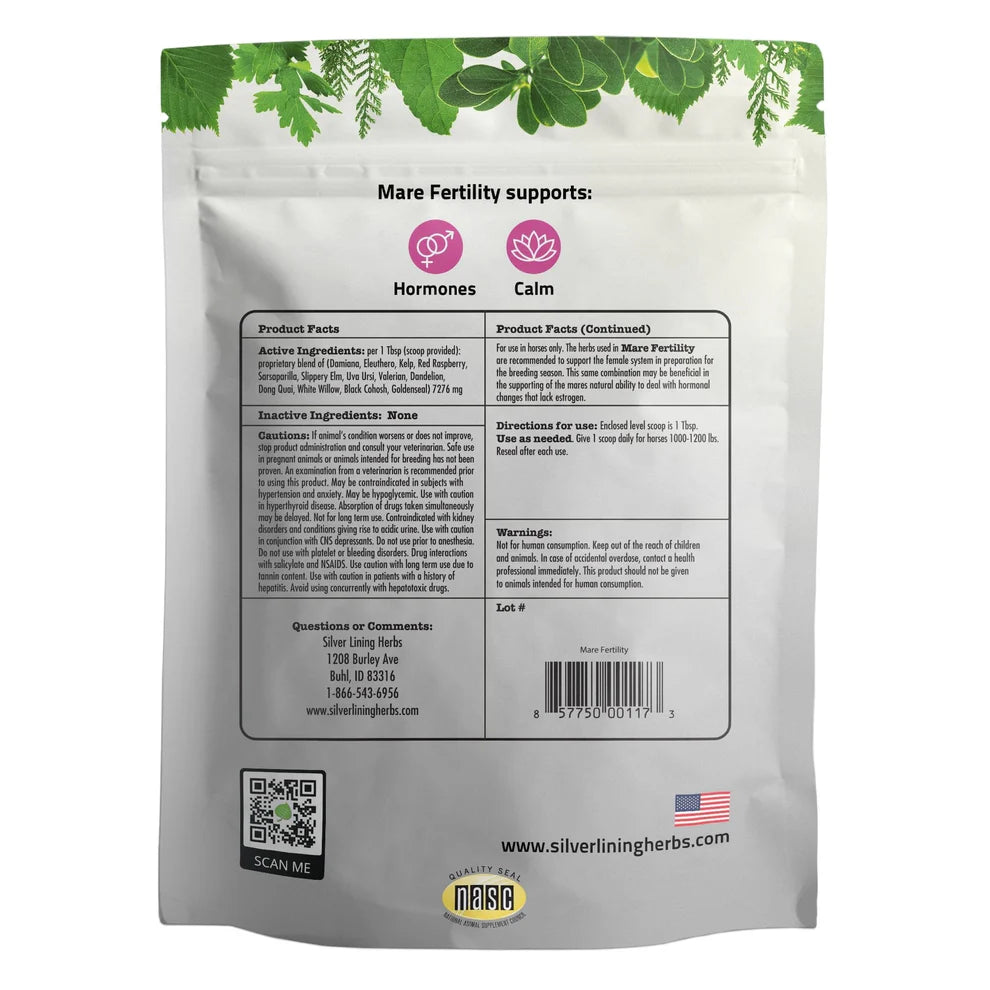 Silver Lining Herbs - Mare Fertility