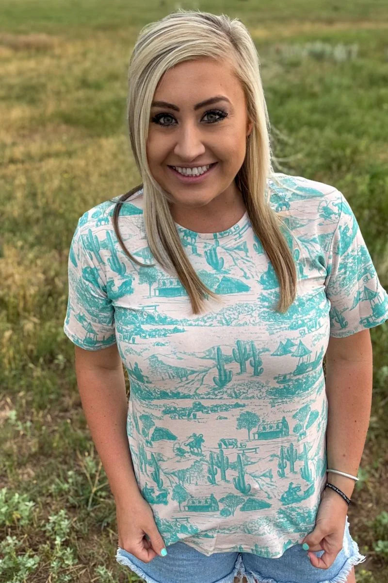 Sterling Kreek Short Sleeve Crew Neck Tee - Small Town